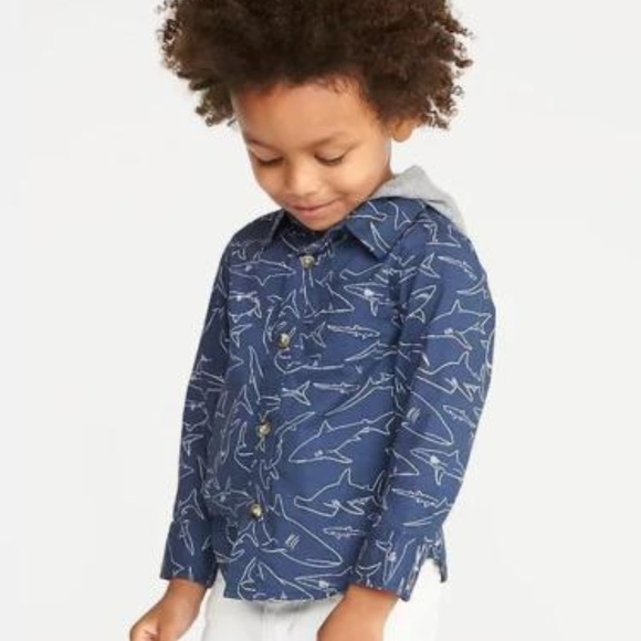 Old Navy Other - Jersey-Hooded Built-In Flex shirt